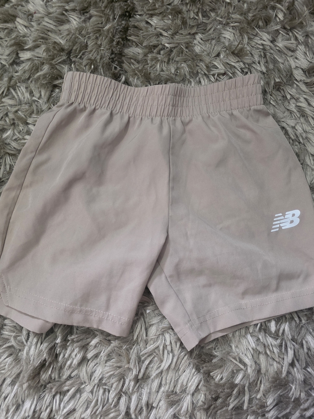 New Balance Men's Light Beige Athletic Shorts